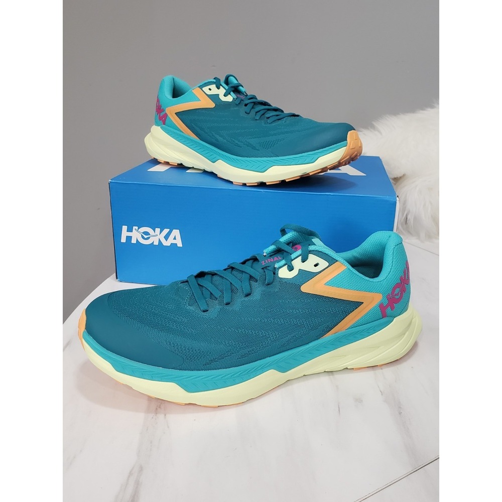NEW 11.5 HOKA One One ZINAL Trail Running Shoes Trainers Sneakers Deep Lake DLCR